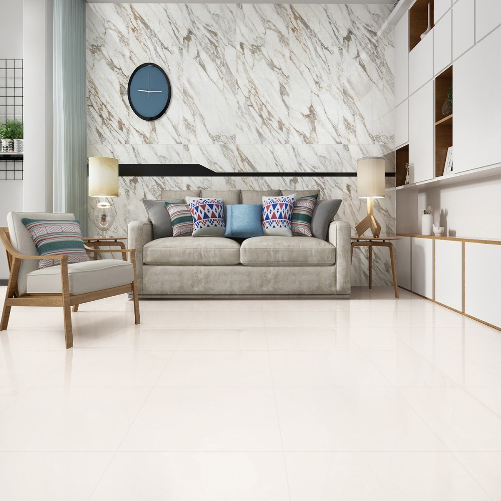 Керамогранит Megagres Моноколоры White Pol Pj6900 60x60 см