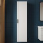 Пенал Devit Urbanis 454170W универсальный 170 см с черными ручками, белый