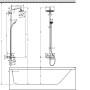 Душевая система Hansgrohe Croma E 27687000 с термостатом