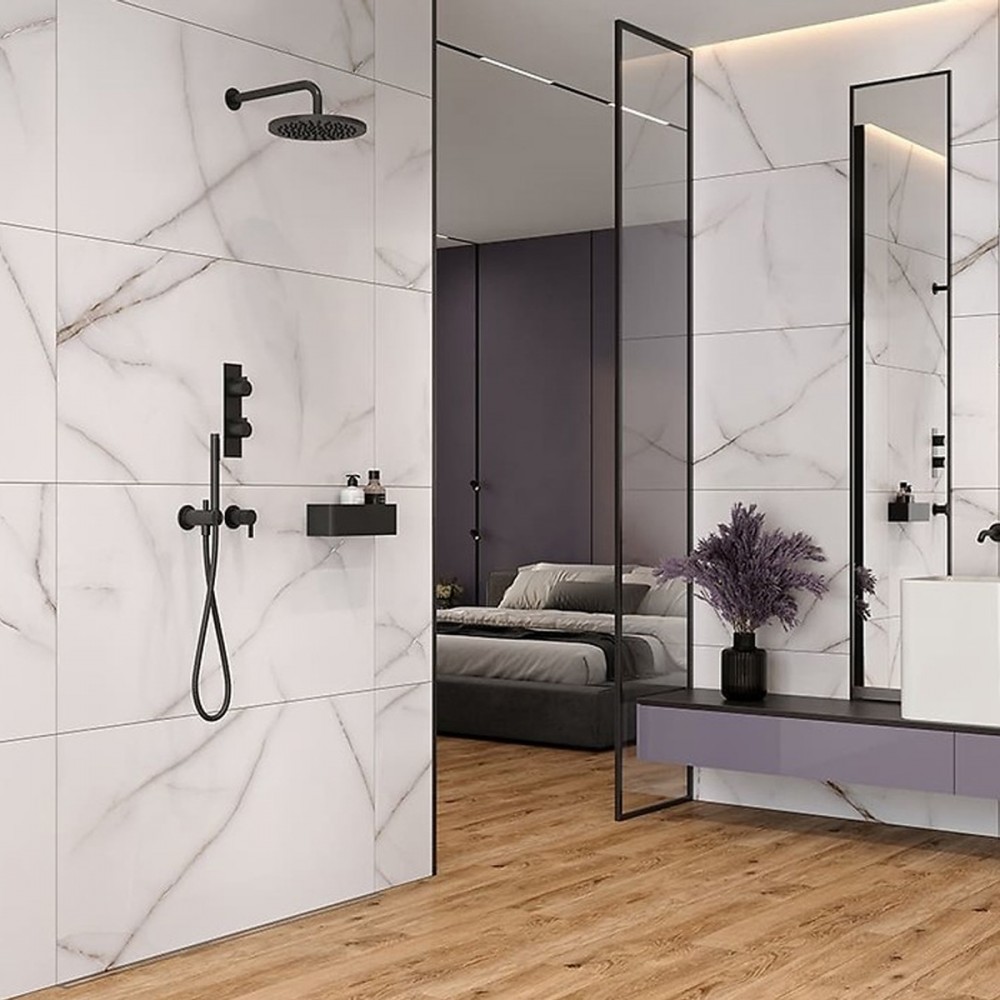 Керамогранит Opoczno Pl+ Bellaro White Satin Rect 59,8x119,8 см