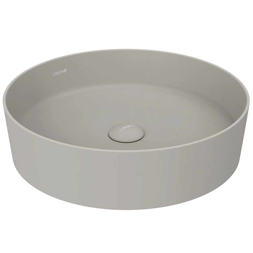 Раковина Creavit Loop Round LP145-00CG00E-0000 45 см цвет Cool Grey