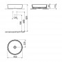 Раковина Creavit Loop Round LP145-00CG00E-0000 45 см цвет Cool Grey