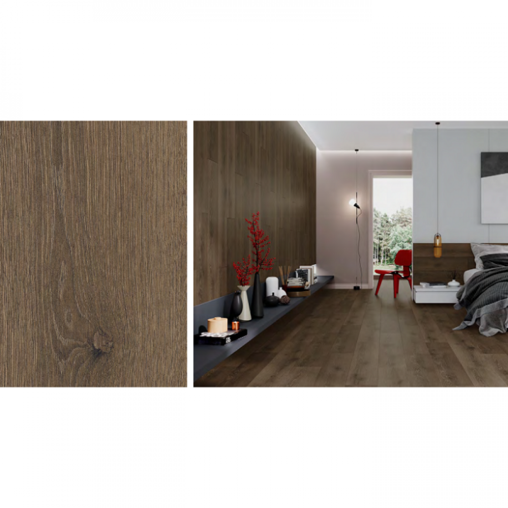Керамогранит Cersanit Elmwood Brown Mat Rect** 19,8x119,8 см