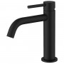 Смеситель для раковины Devit Flow 550534B, черный матовый