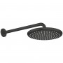 Верхний душ Grohe Tempesta 250 266682430 с кронштейном к стене, черный матовый