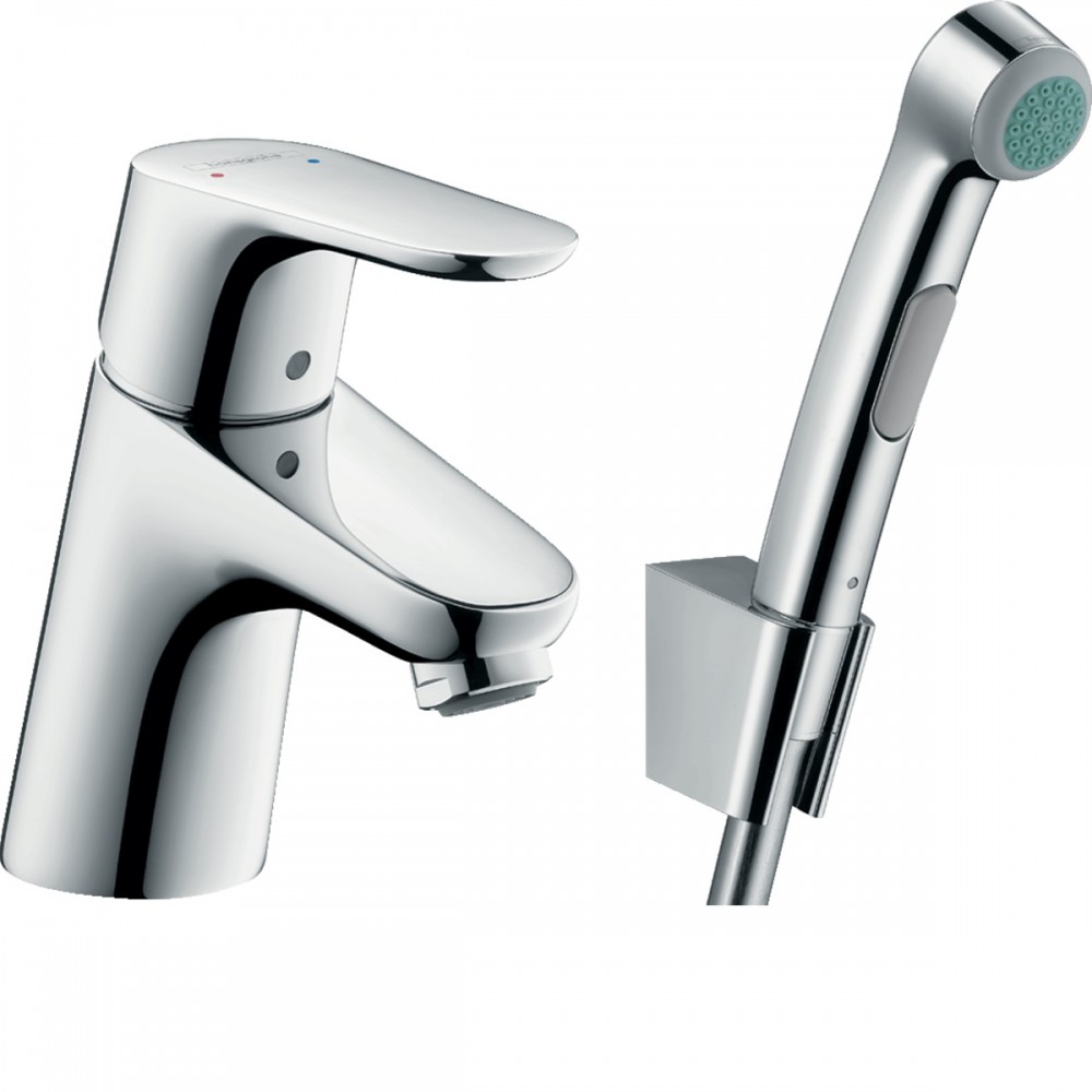 Смеситель для раковины Hansgrohe Focus E2 31926000 с гигиеническим душем