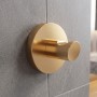 Одинарный крючок Devit Flow DFL21010202BG, цвет Brushed Gold PVD