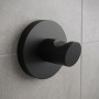 Одинарный крючок Devit Flow DFL21010202MB, цвет — матовый чёрный