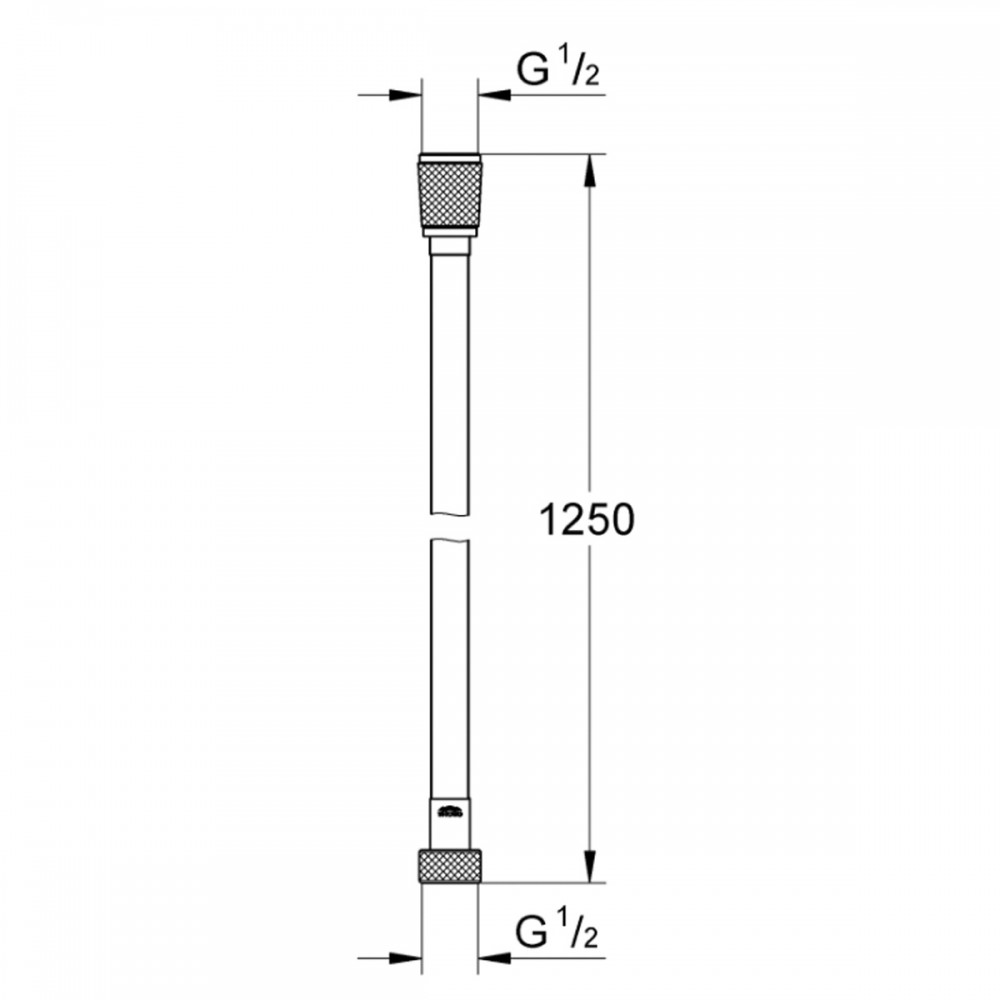 Душевой шланг Grohe Silverflex 28362001 хром, 1,25 м