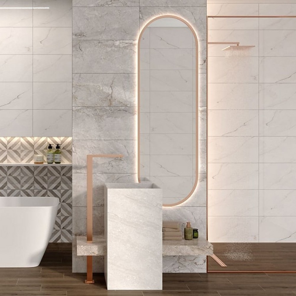 Плитка Opoczno Mystic Warm Grey Glossy 29,7x60 см
