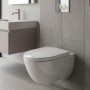 Унитаз подвесной Geberit Modo 502.939.00.1 без ободка с сидением Soft Close