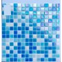 Мозаика Mozaico de Lux V-MOS CH002 VITREO BLUE 32,7х32,7 см
