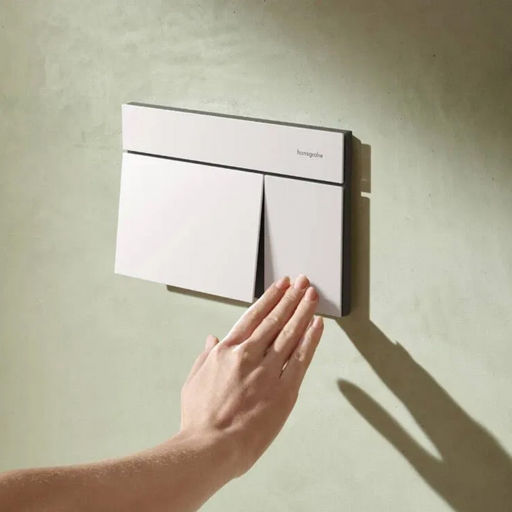 Клавиша смыва Hansgrohe iFrame Element E 66003700 белый матовый