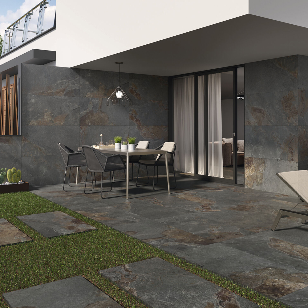 Керамогранит Baldocer Slate Black Rect 60x120 см