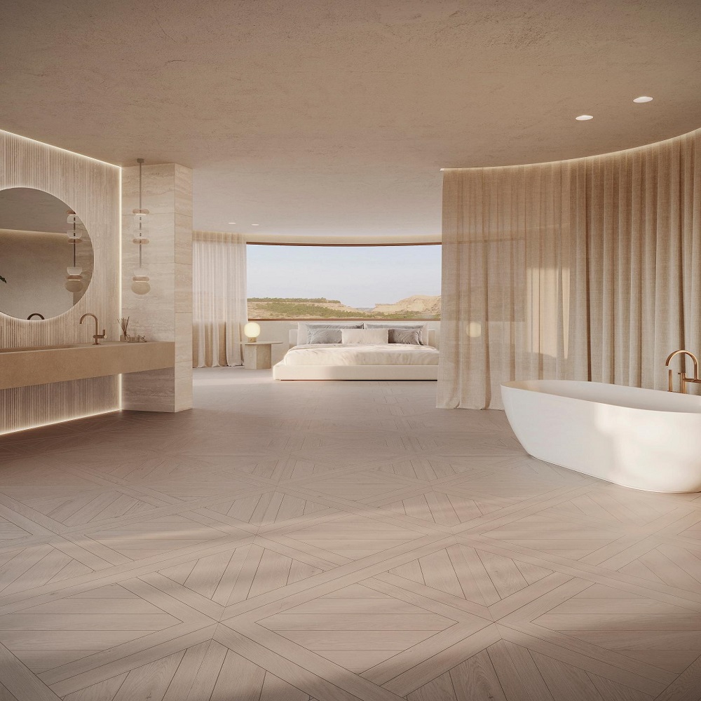 Плитка Porcelanosa Canal Roma Marfil 45x120 см