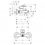 Смеситель для ванны Hansgrohe Neovis Q 71481000 хром