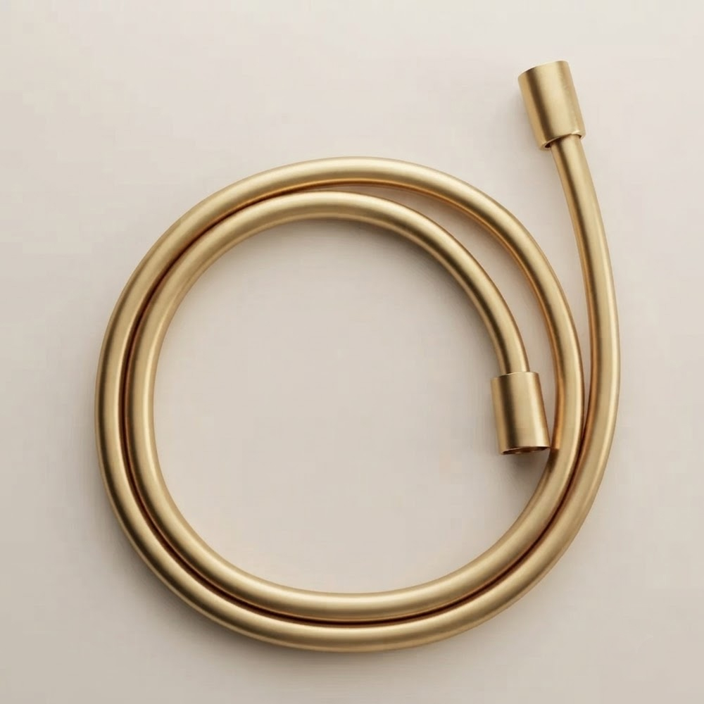 Душевой шланг Devit Flow D113000001000BG с латунными гайками G1/2’’ длиной 1,5 м, brushed gold