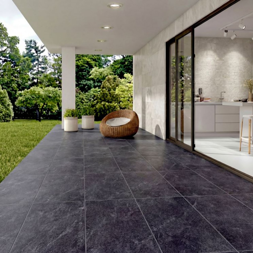 Керамогранит Megagres Dark Anthracite 60x120 см