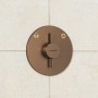 Смеситель скрытого монтажа для душа Hansgrohe DuoTurn S 75418140 бронза матовый