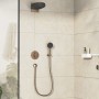 Смеситель скрытого монтажа для душа Hansgrohe DuoTurn S 75418140 бронза матовый
