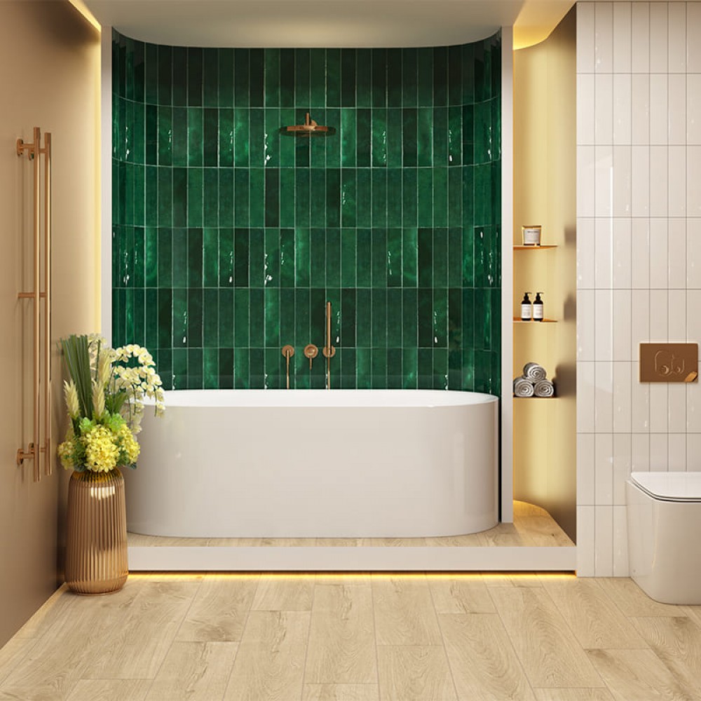 Плитка Ceramica Deseo Nairobi Green 7.5х30 см