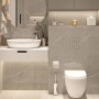 Скрытая кнопка смыва Edplit E10009 CWG