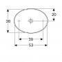 Раковина Geberit VariForm 500.771.01.2 на столешницу