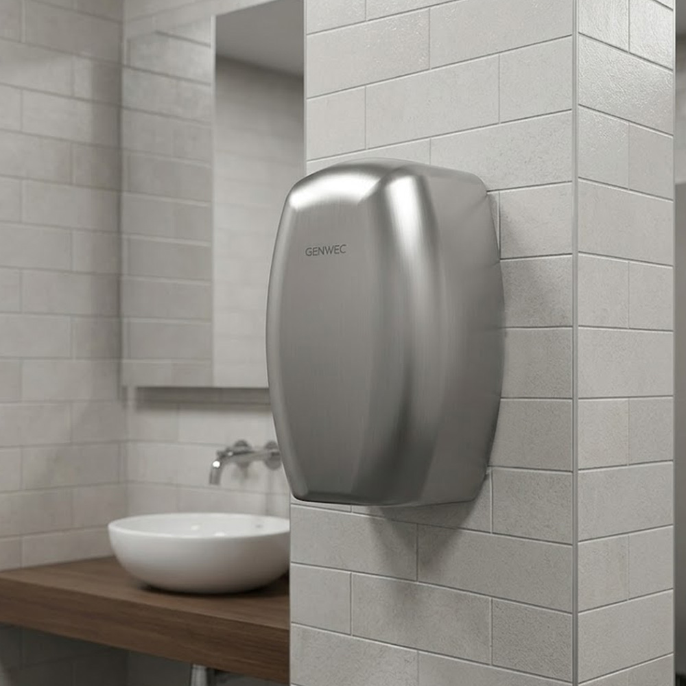 Сушилка для рук Genwec Falcon GW01 40 04 01 из нержавеющей стали AISI304, брашированная 900 Вт