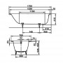 Ванная стальная Kaldewei Saniform plus 111800010001 170х70 см