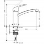Смеситель для кухни Hansgrohe Focus E2 31806000