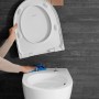 Унитаз подвесной Geberit Acanto 502.774.00.1 закрытая форма, TurboFlush, с сиденьем с крышкой