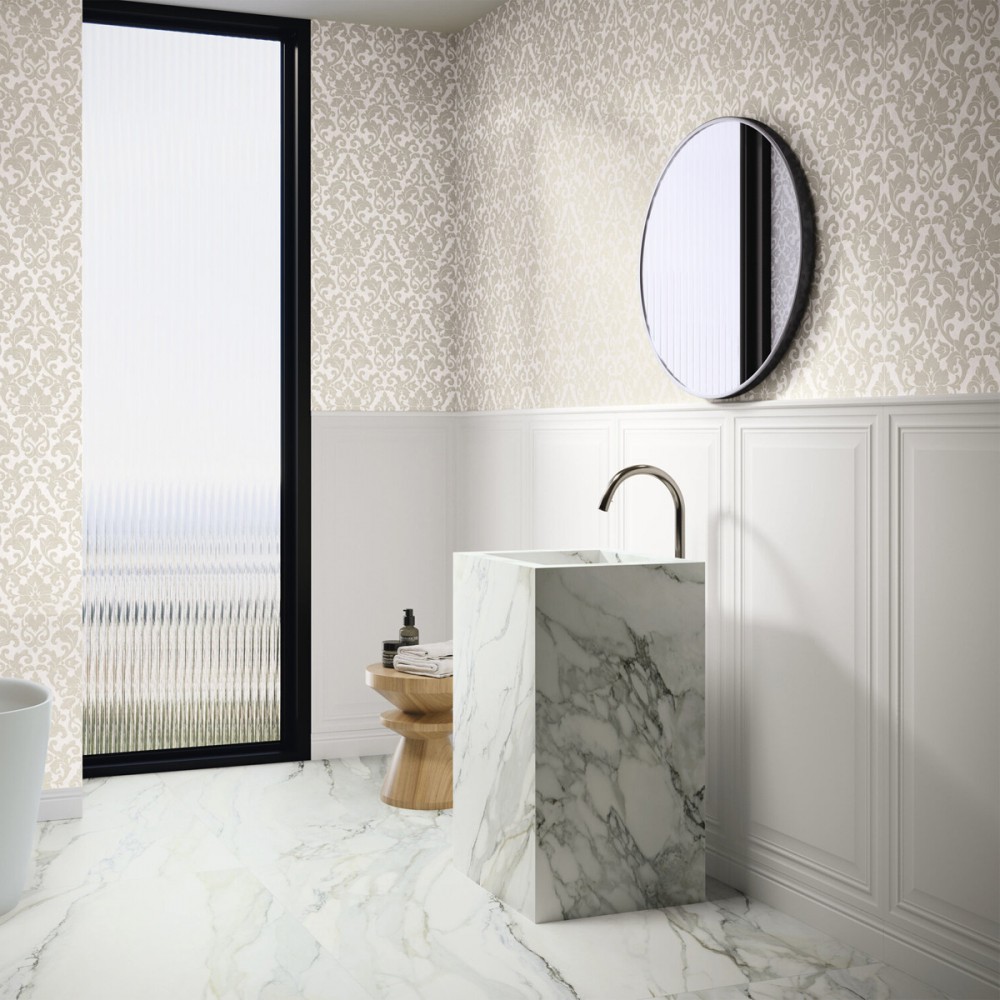 Фриз Ape Zocalo Bellagio Bianco 10x60 см
