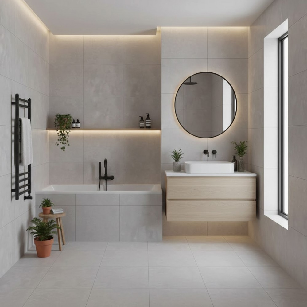 Керамогранит Ceramica Deseo JS6021M Cement Matt 60x60 см