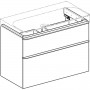 Тумба для раковины Geberit Smyle Square 500.354.00.1 подвесная белый