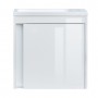 Тумба с раковиной Devit Small 063050W, 50 см, белый глянец