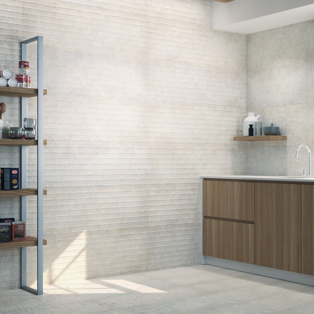 Плитка Baldocer Tesla Code Silver Rect 40x120 см