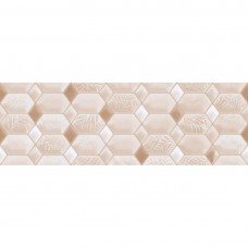Плитка Ceramica Deseo Violeta Crema Decor 30х90см декор