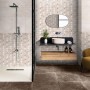 Плитка Ceramica Deseo Violeta Crema Decor 30х90см декор
