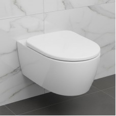 Унитаз подвесной Geberit Smyle Round 503.226.01.1 с крышкой Soft Close, QuickRelease Унитаз подвесной Geberit Smyle Round 503.226.01.1 с крышкой Soft Close, QuickRelease