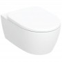 Унитаз подвесной Geberit Smyle Round 503.226.01.1 с крышкой Soft Close, QuickRelease