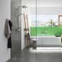 Душевая система Hansgrohe Crometta 27267000 S 240 1jet Showerpipe с термостатом хром