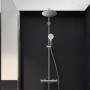 Душевая система Hansgrohe Crometta 27267000 S 240 1jet Showerpipe с термостатом хром