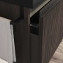 Тумба Royo Vora 131789 80 см подвесная со столешницей 131799 Walnut Note (грецкий орех)