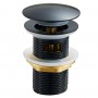 Донный клапан Devit 550548B, черный матовый