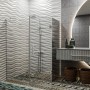 Душова кабіна Devit Art 3.0 SE0240 п'ятикутна, розпашна, 100х100 см, скло прозоре, профіль хром