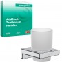 Стакан Hansgrohe AddStoris 41749000 с держателем хром