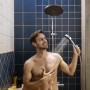 Душевая система Hansgrohe Activera S 240 1jet EcoSmart 28871000, с термостатом Ecostat Fine, хром