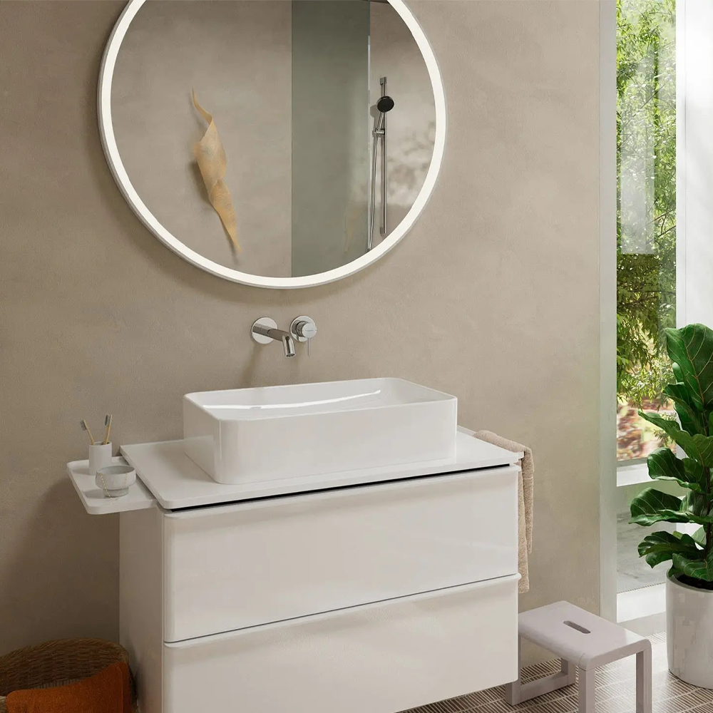 Смеситель скрытого монтажа для раковины Hansgrohe Tecturis S 73350000 хром