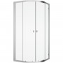 Душевая кабина Ronal Arelia D20SR550904007 900x900мм без поддона, стекло прозрачное, профиль серебряный полированный