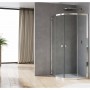 Душевая кабина Ronal Arelia D20SR550904007 900x900мм без поддона, стекло прозрачное, профиль серебряный полированный
